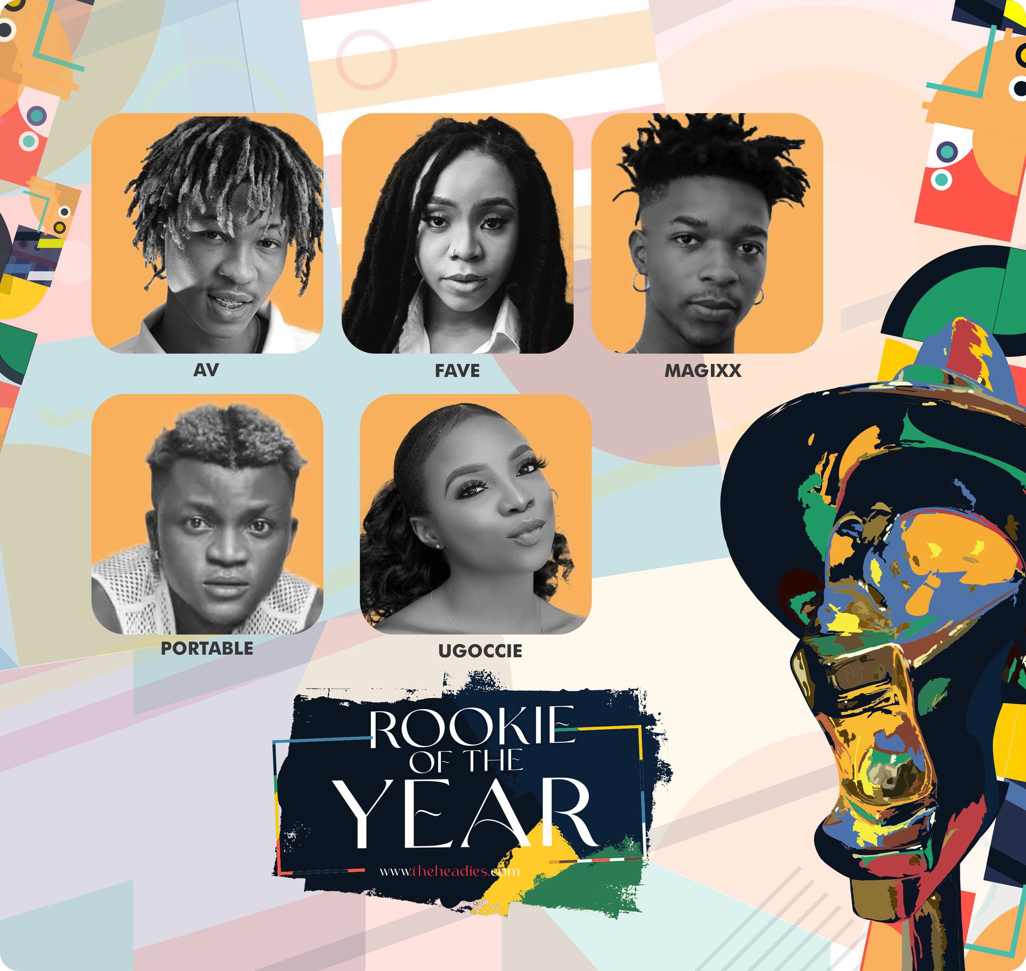 Portable, Fave, Arya Star Get Headies 2022 Nominations [SEE FULL LIST]  