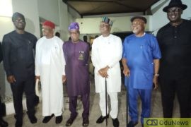 2023 Presidency: Obasanjo Meets Wike, Ortom, Makinde  