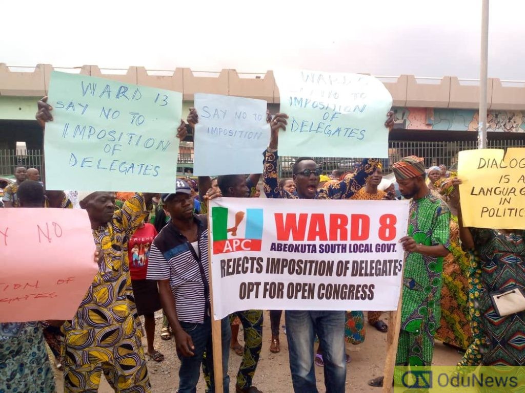 Ogun APC Members Protest Over Delegates List  