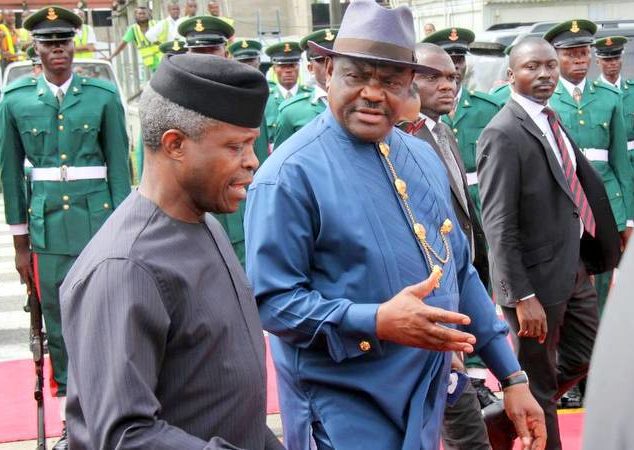 Osinbajo Arrives Rivers To Unveil Power Plant  