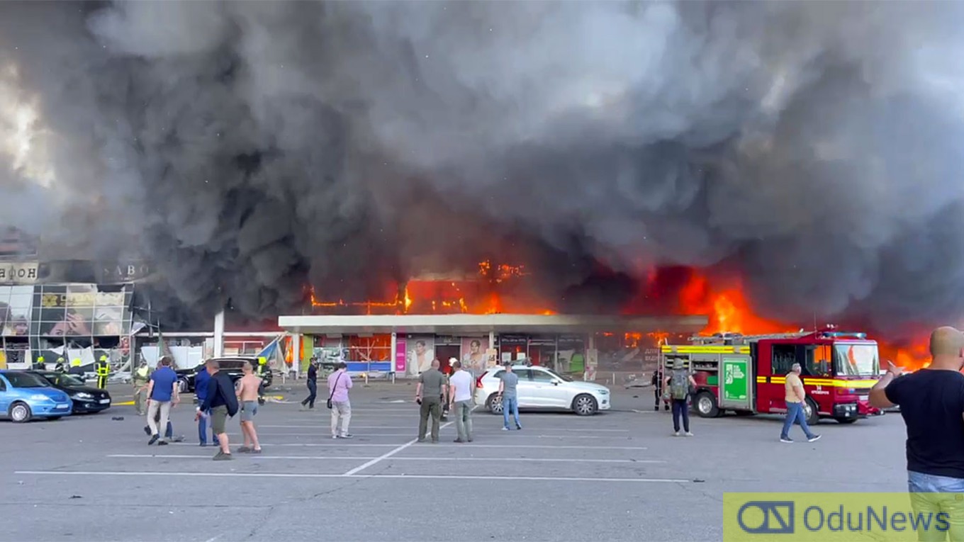 [VIDEO] Russia Hits Ukraine Shopping Mall Killing At Least 18; G7 Decries 'War Crime'  