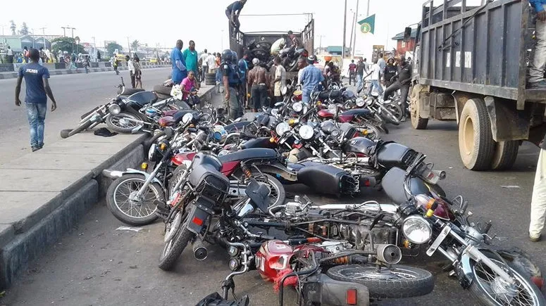 Okada Ban: 140 Motorcycles Impounded, Riders, Passengers Dragged To Court In Lagos  