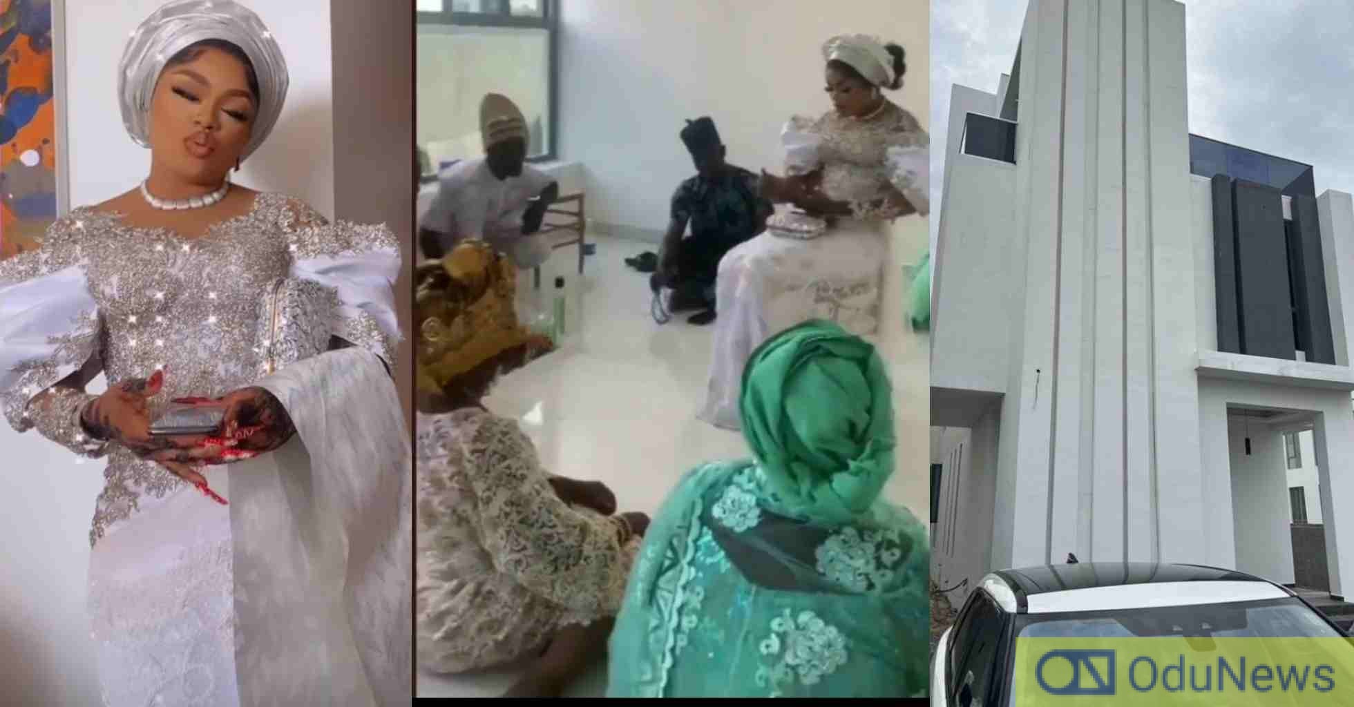 Video Of 'Alfas' Praying At Bobrisky's Housewarming Sparks Online Furore  