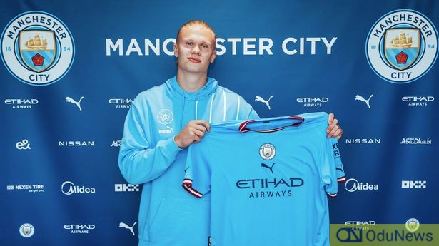"I've Been A Man City Fan My Whole Life", Erling Haaland Says  