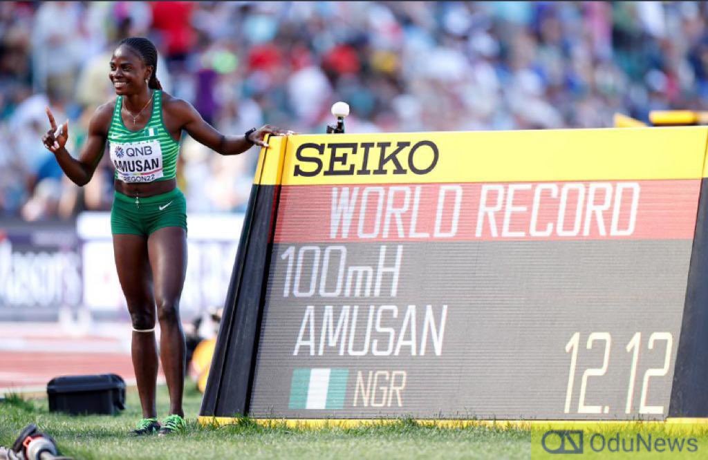 Tobi Amusan's Record-Breaking Race Sets Internet Agog  