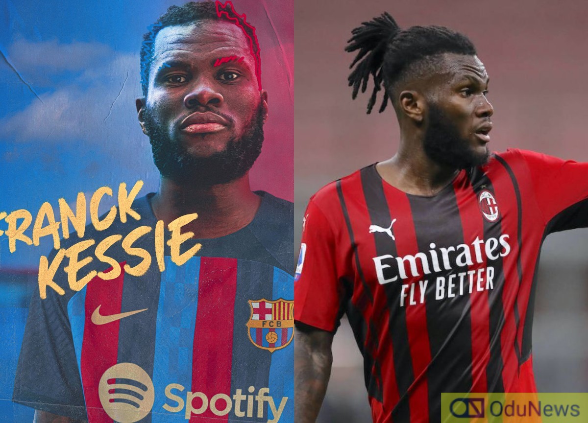 Barcelona Confirm Signing Of Ivorian Midfielder Franck Kessie From AC Milan  