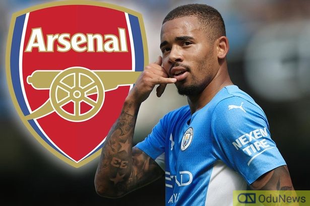 Arsenal Complete Signing Of Gabriel Jesus From Man City  
