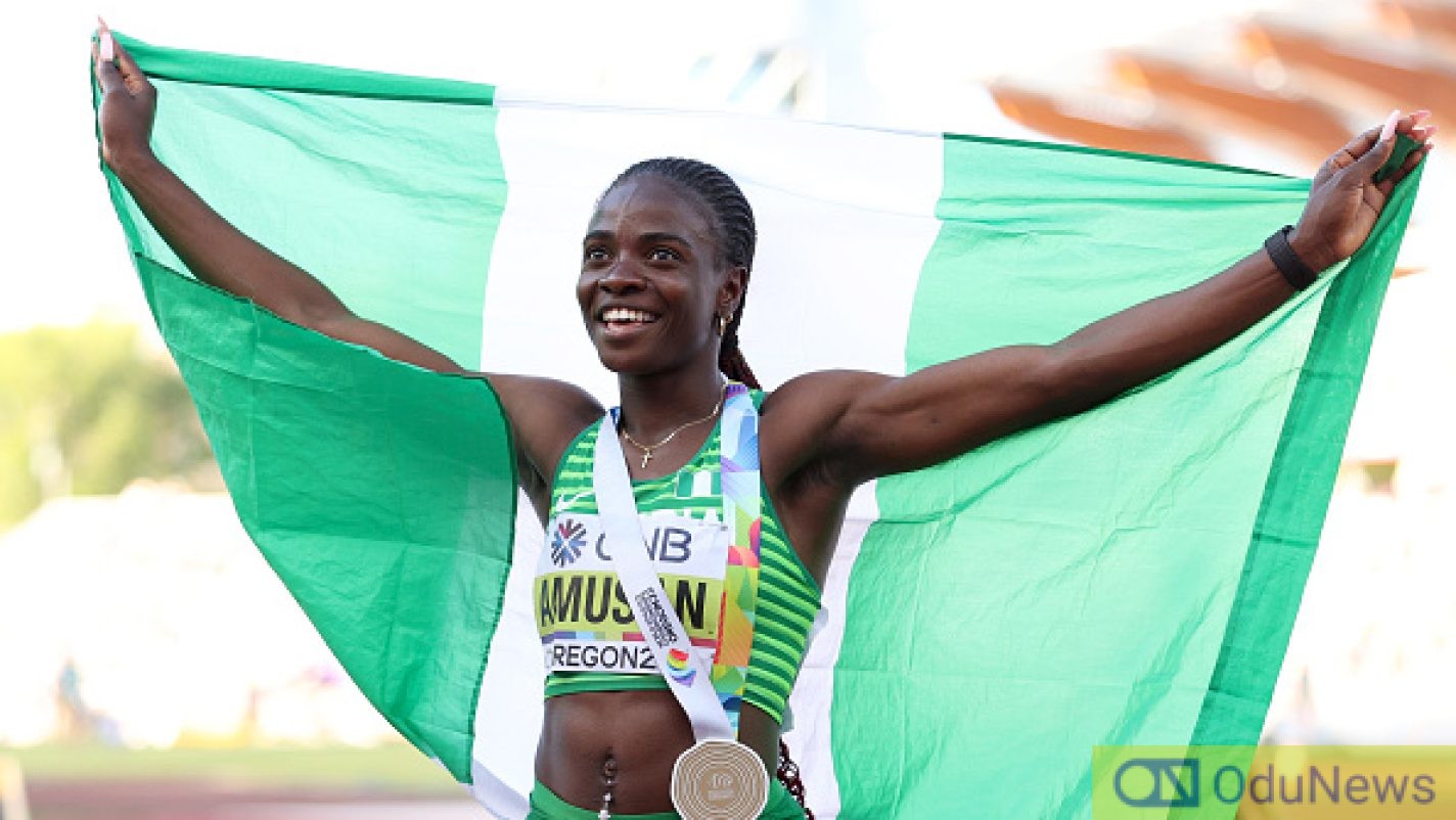 Nigeria's Tobi Amusan Wins 100M Hurdles Gold  