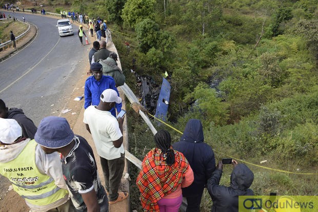 Accident: 34 Dead As Kenyan Bus Plunges Into River  