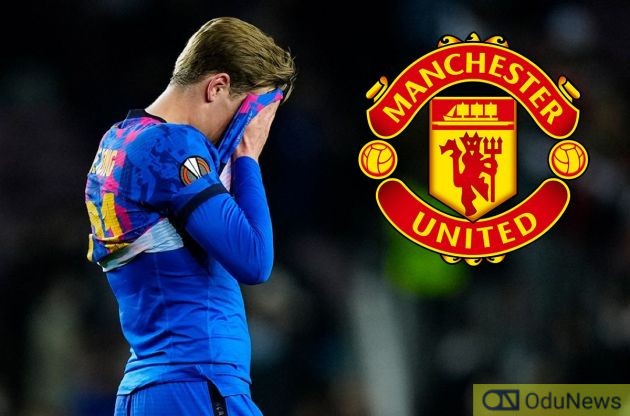 Barcelona Dash Man Utd's Hope, Insist Frenkie de Jong Not For Sale  