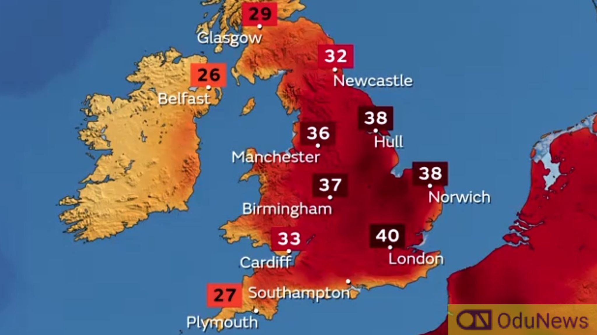 UK To Witness Unprecedented Heat Wave Today  
