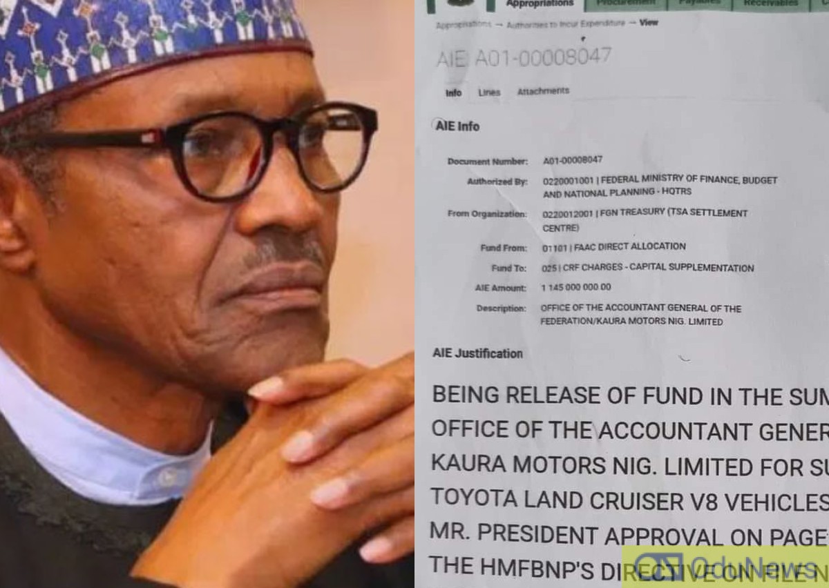 Document Showing Buhari Purchased N1.4bn Worth Of Cars For Niger Republic Government Sparks Outrage  