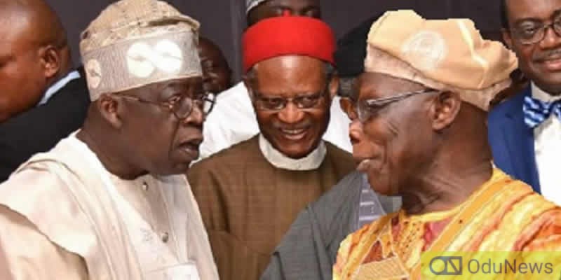 2023 Presidency: Tinubu Meets Obasanjo  