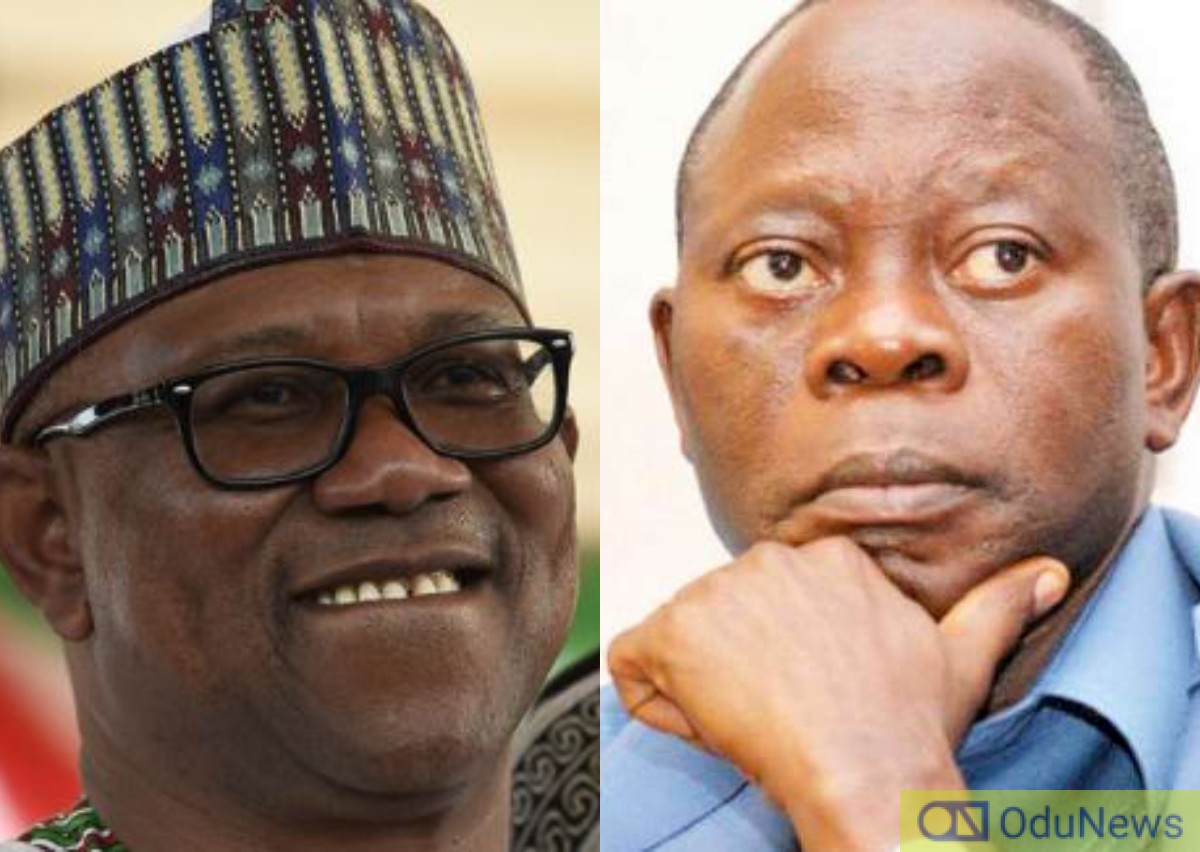 2023: Oshiomhole Sends Stern Warning To Peter Obi's "Obidients"  