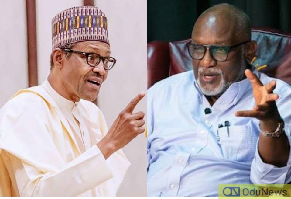 Insecurity: Akeredolu Says Buhari Government Favouring Northern State  