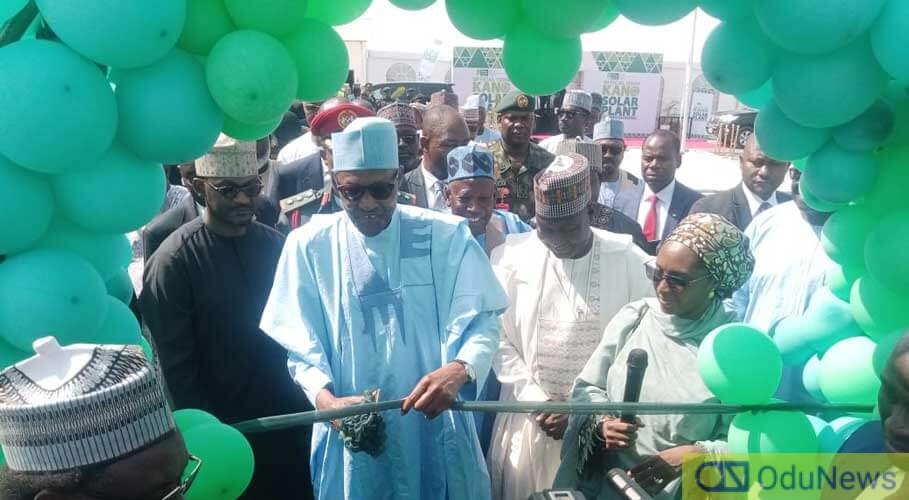 Buhari Launches N120bn Solar Energy Project In Kano  