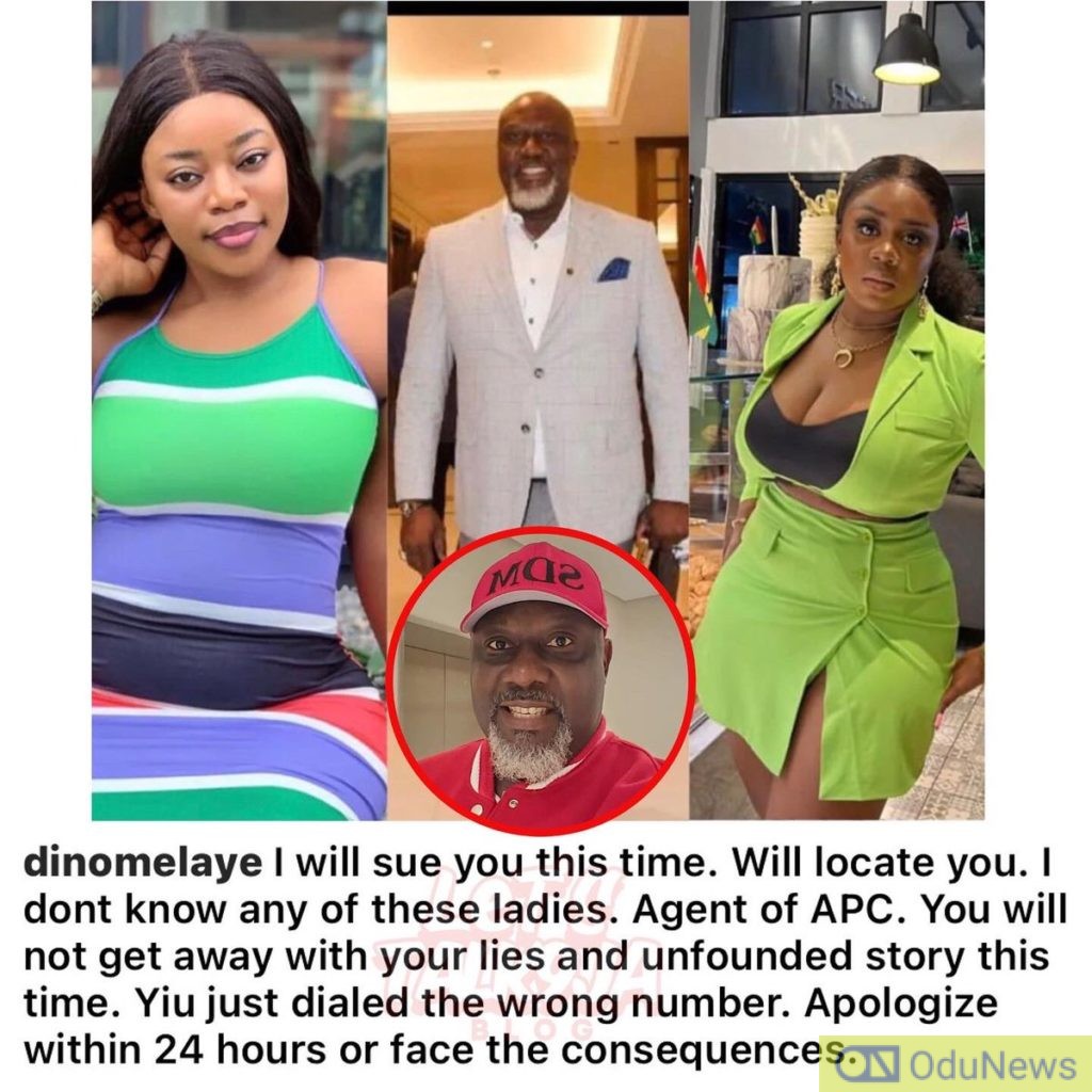Dino Melaye Denies Involvement in Alleged Threesome, Threatens Legal Action Against Blogger  