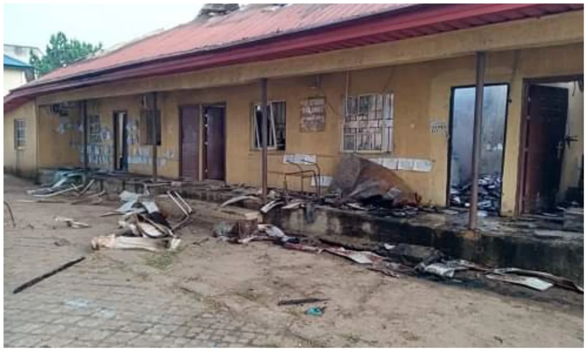 Police Officer Killed As Gunmen Storm INEC Office In Enugu  