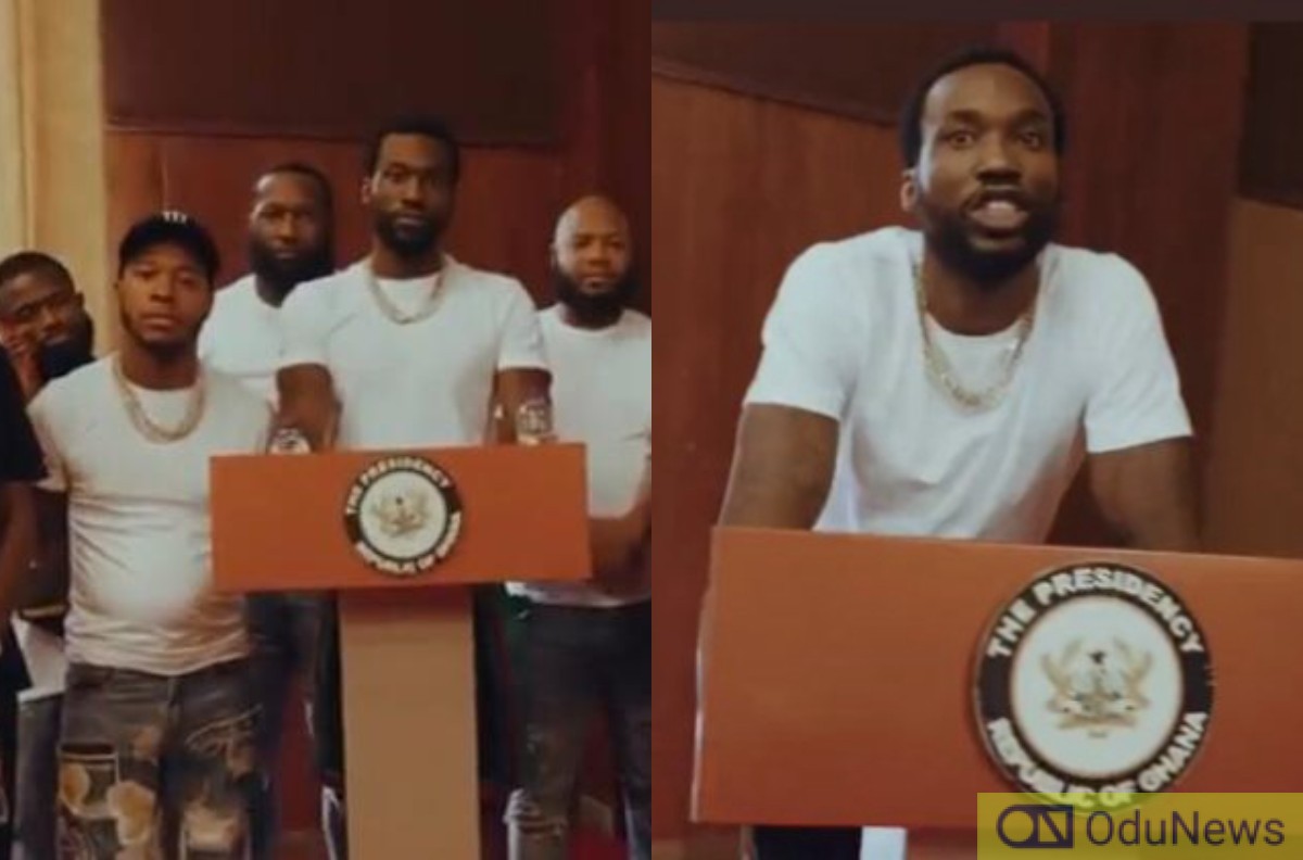 Meek Mill Apologises For Filming Music Video At Office Of Ghana's President  