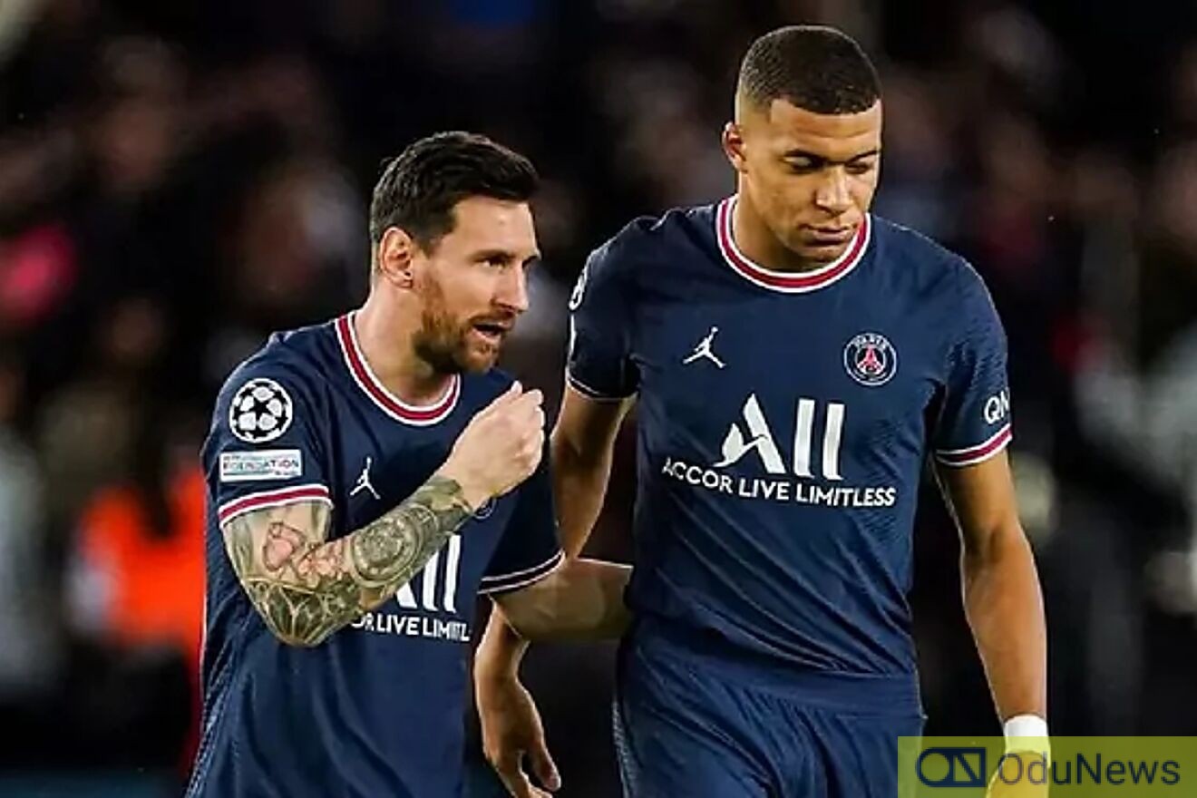 Mbappe Missing As PSG Players Honour Messi Upon Return From W/Cup Break  