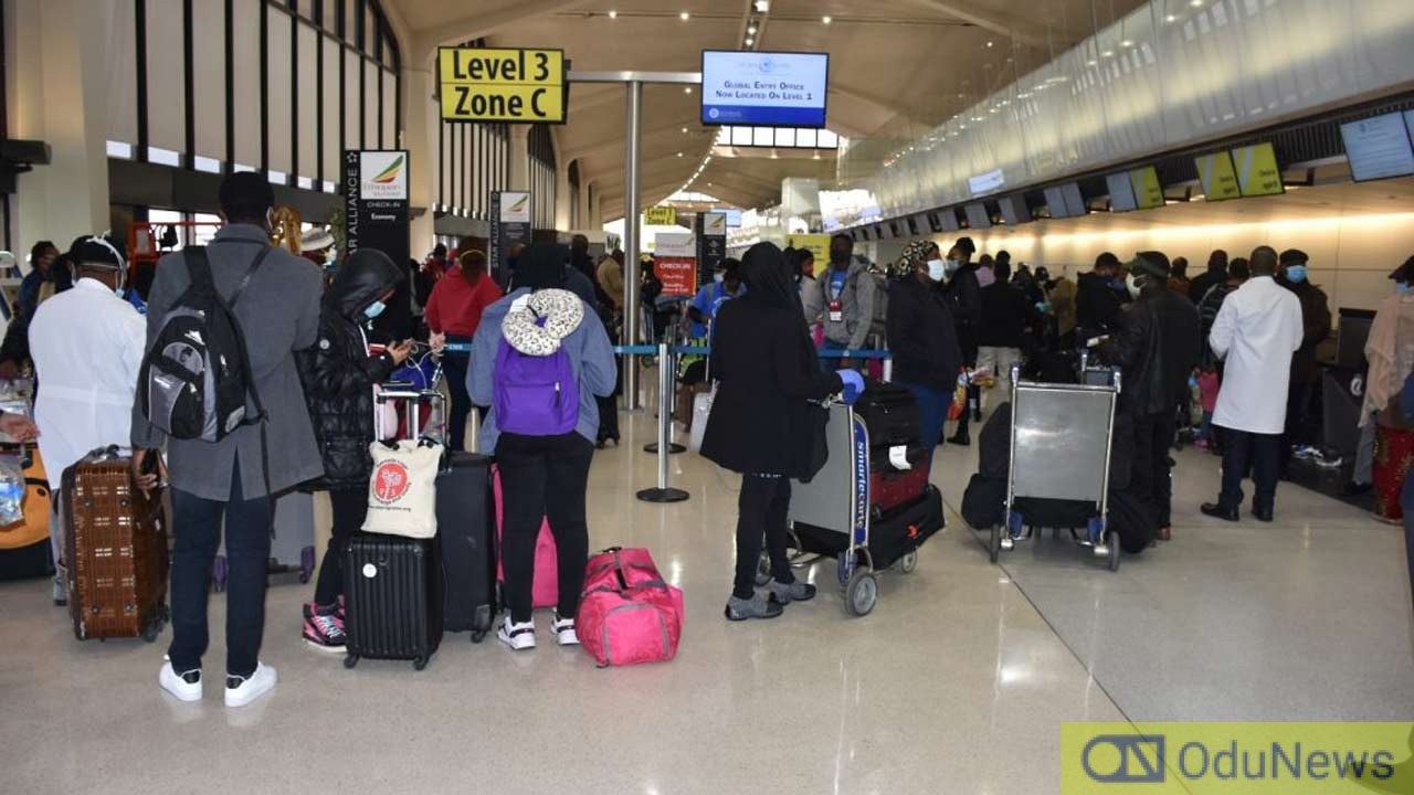 Travellers Stuck At Lagos Airport As NAHCO Workers Embark On Strike Over Pay.  