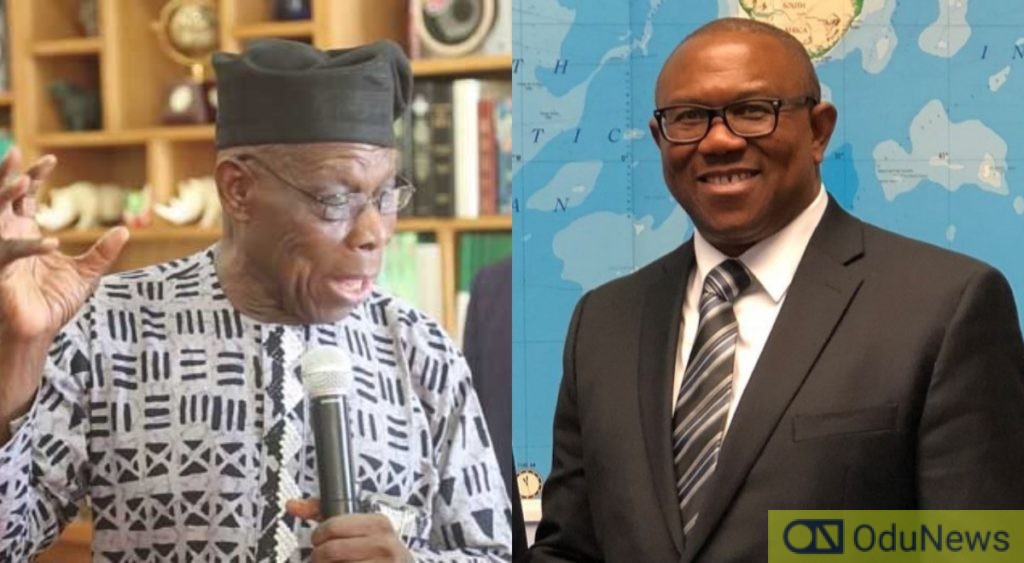 BREAKING: Obasanjo Writes Nigerians, Endorses Peter Obi  