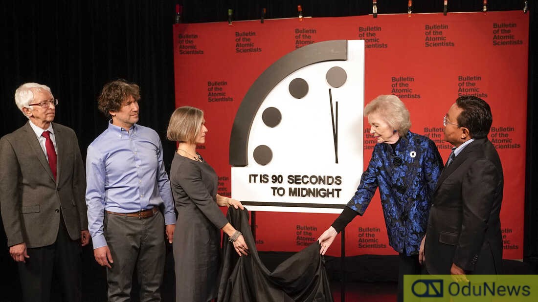 The Doomsday Clock Moves 90 Seconds to Midnight, Signaling The World's Greatest Nuclear Danger  