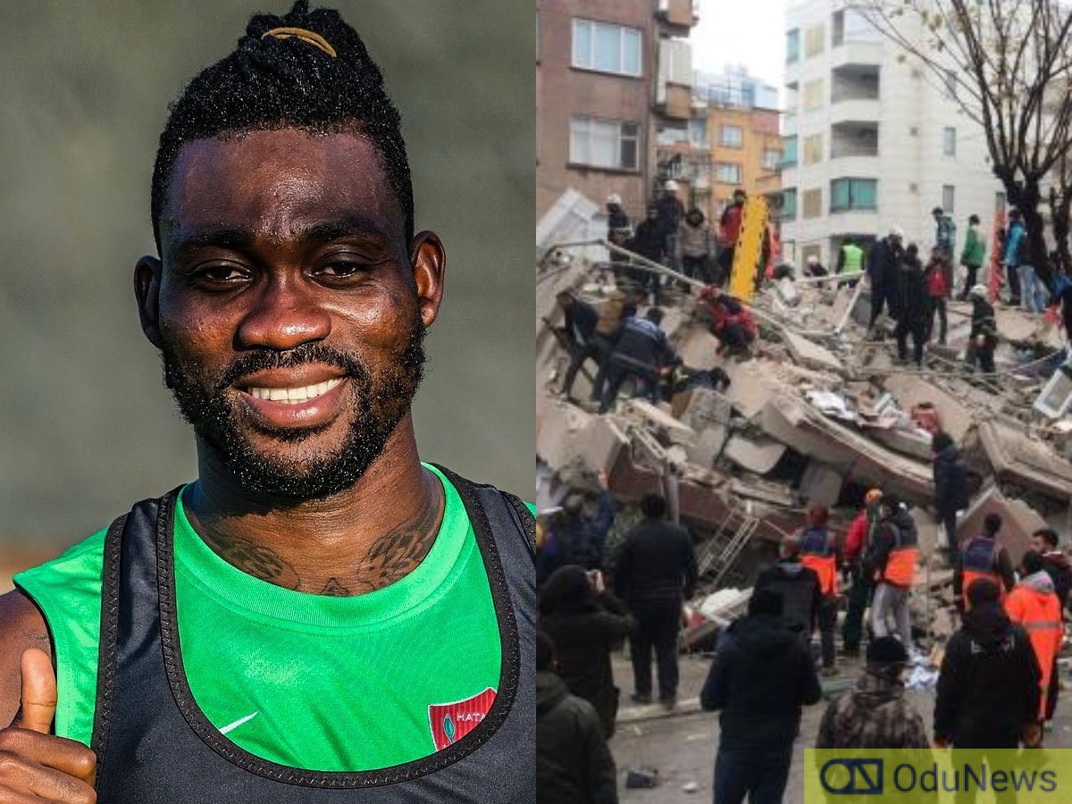 Turkey Earthquake: Ghanaian Footballer Christian Atsu Trapped Under Rubble  