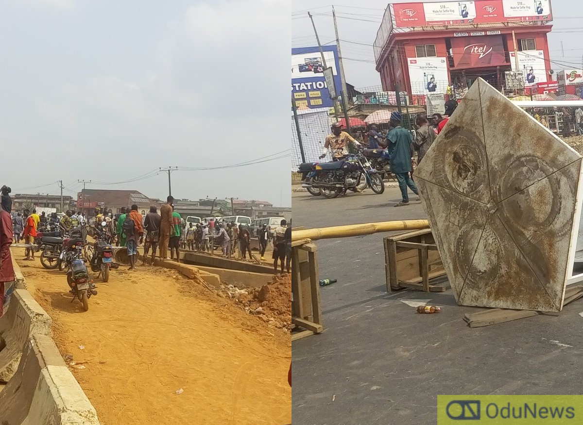 Protest Rocks Oyo Over Fuel, Naira Scarcity [VIDEO]  