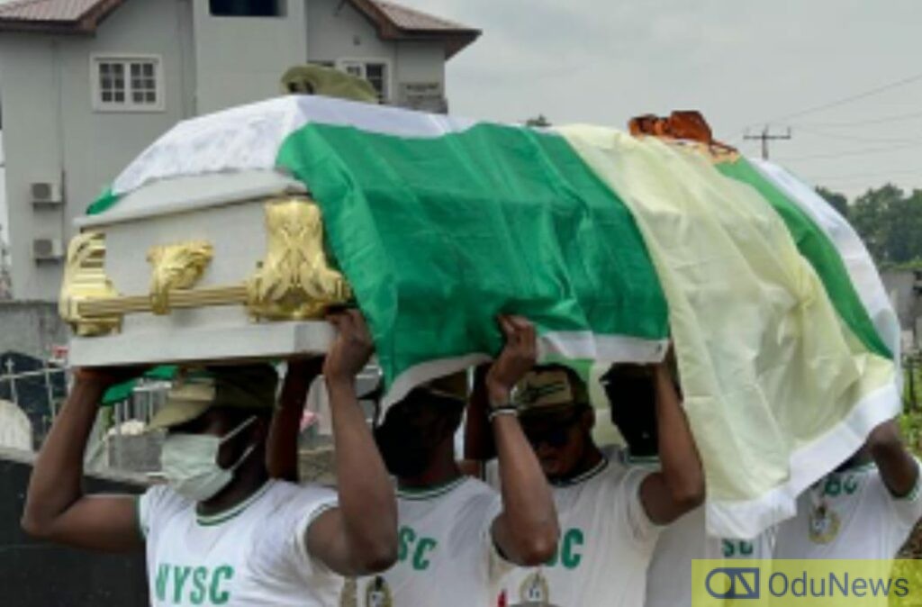 NYSC Member Who Died in Lagos Train Accident Buried Amid Tears  