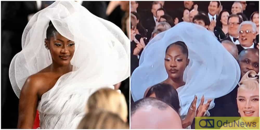 Tems Reveals Why She Wore 'Giant' Dress To Oscars Award  