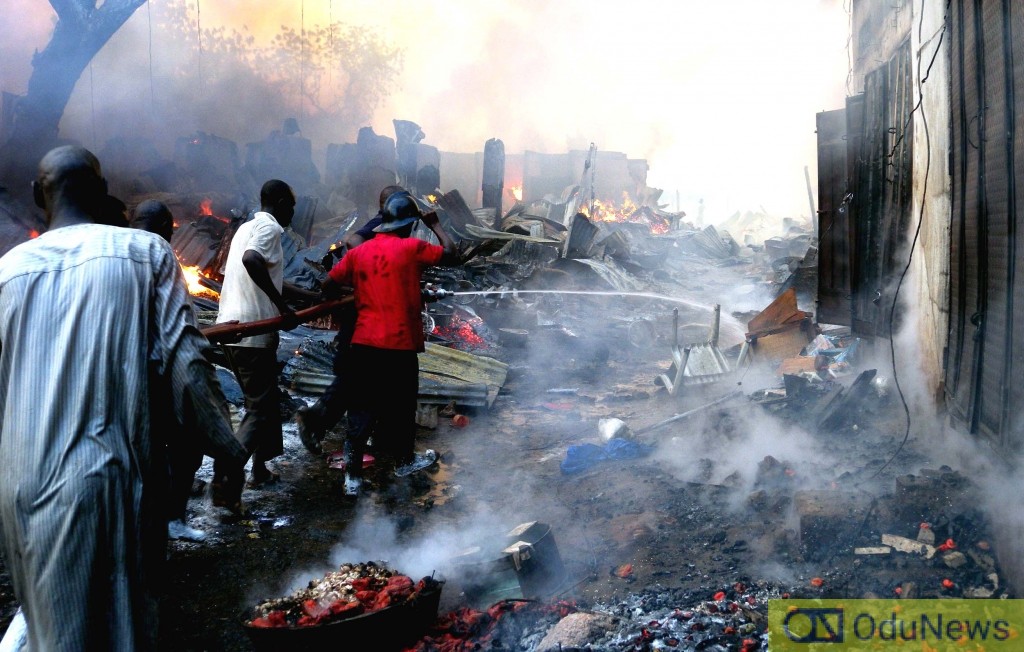 Fire Razes 80 Shops In Kano Market  