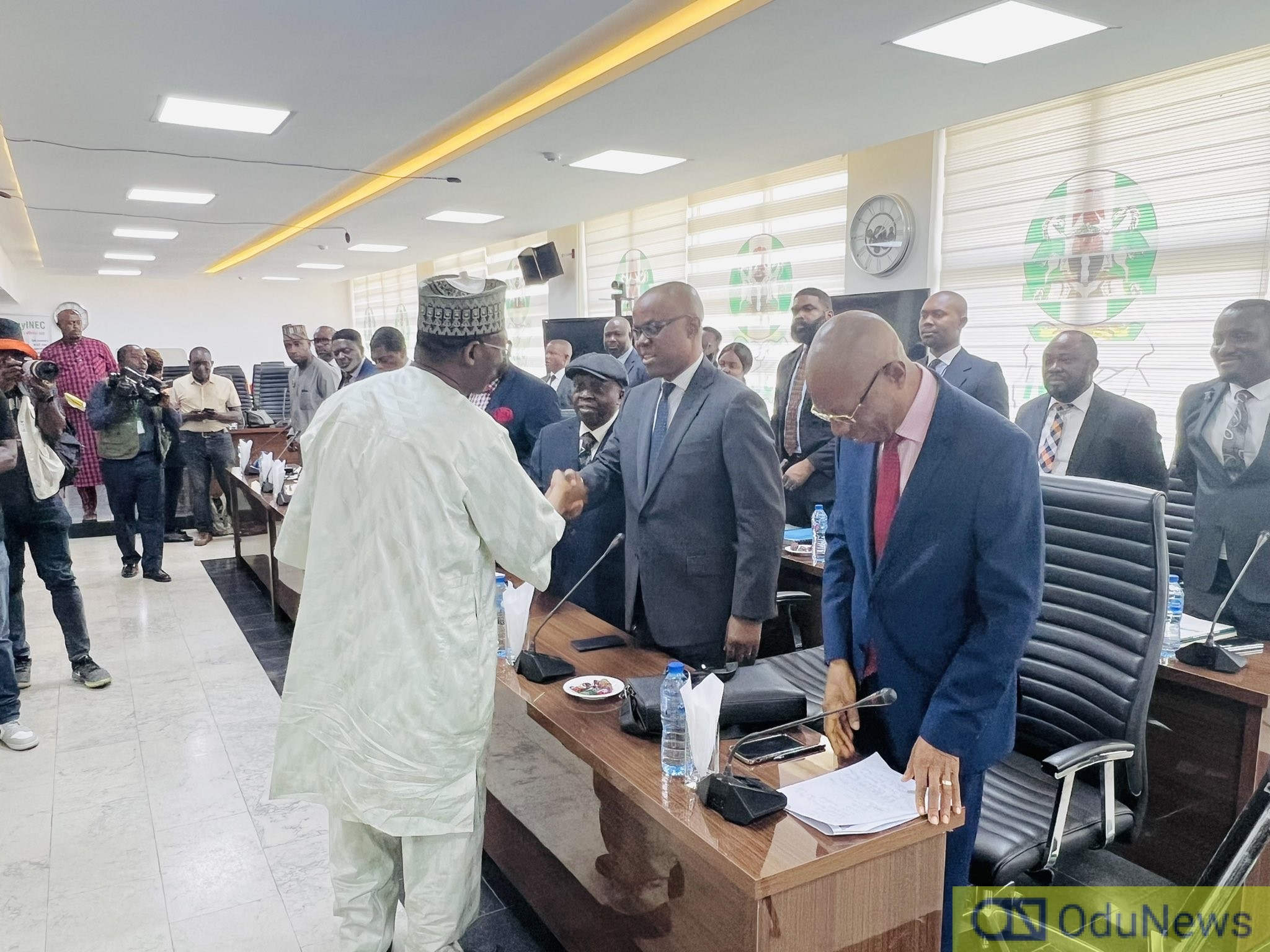 "We Have Nothing To Hide" - INEC Chair, Mahmood Yakubu, Assures LP's Legal Team  