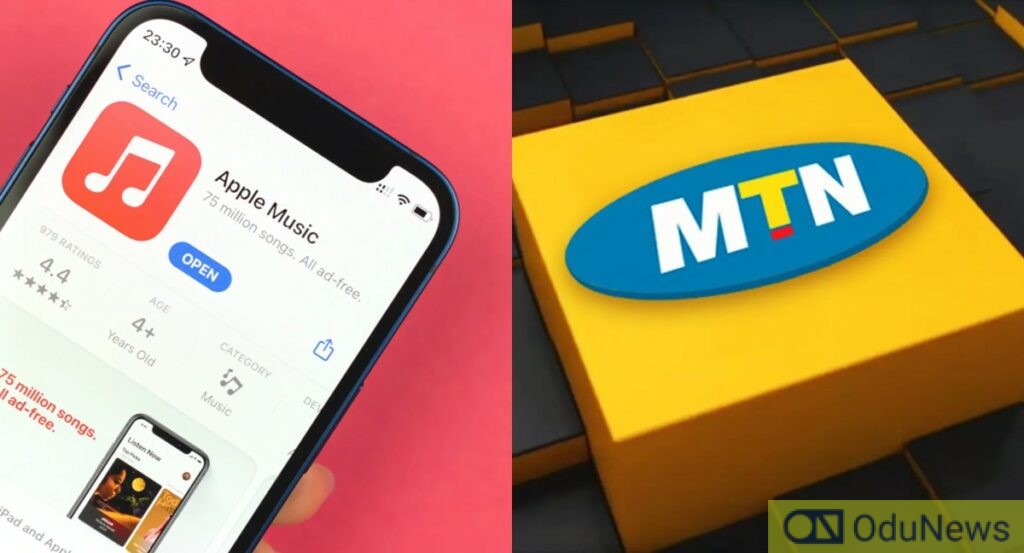 Jubilation As MTN Offers Customers Free 6-month Access To Apple Music  