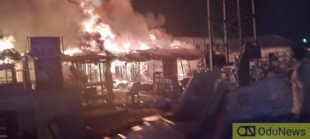 Millions Of Properties Destroyed As Fire Razes Over 150 Shops In Rivers Market  