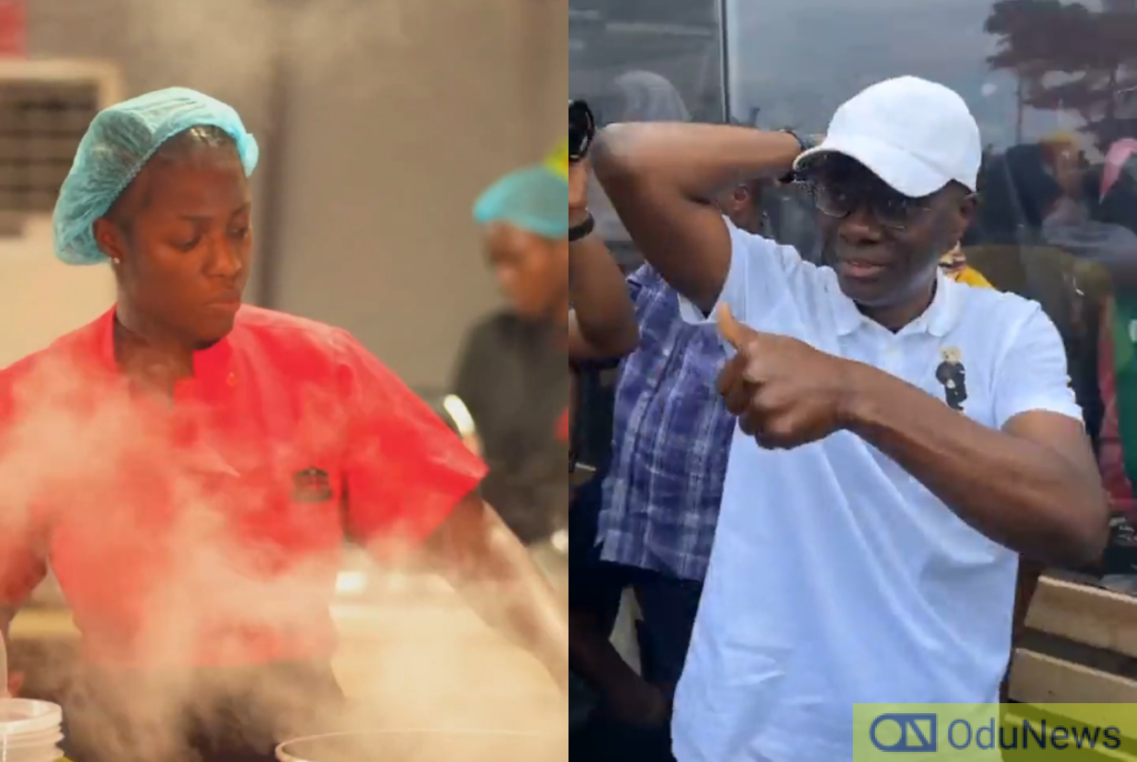 Chef Hilda Baci Receives Honorable Visit from Governor Sanwo-Olu Amidst Guinness World Record Challenge  