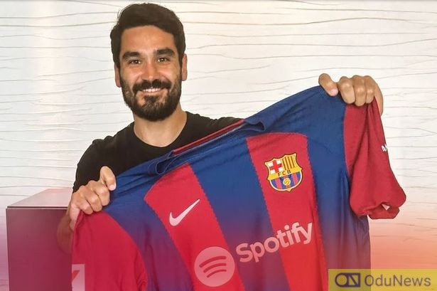 Barcelona Announce Signing Of Ikay Gundogan From Man City  