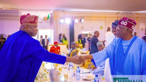 Lagos Politics Rekindles: Akinwunmi Ambode and President Bola Tinubu Reconnect in Grand Event