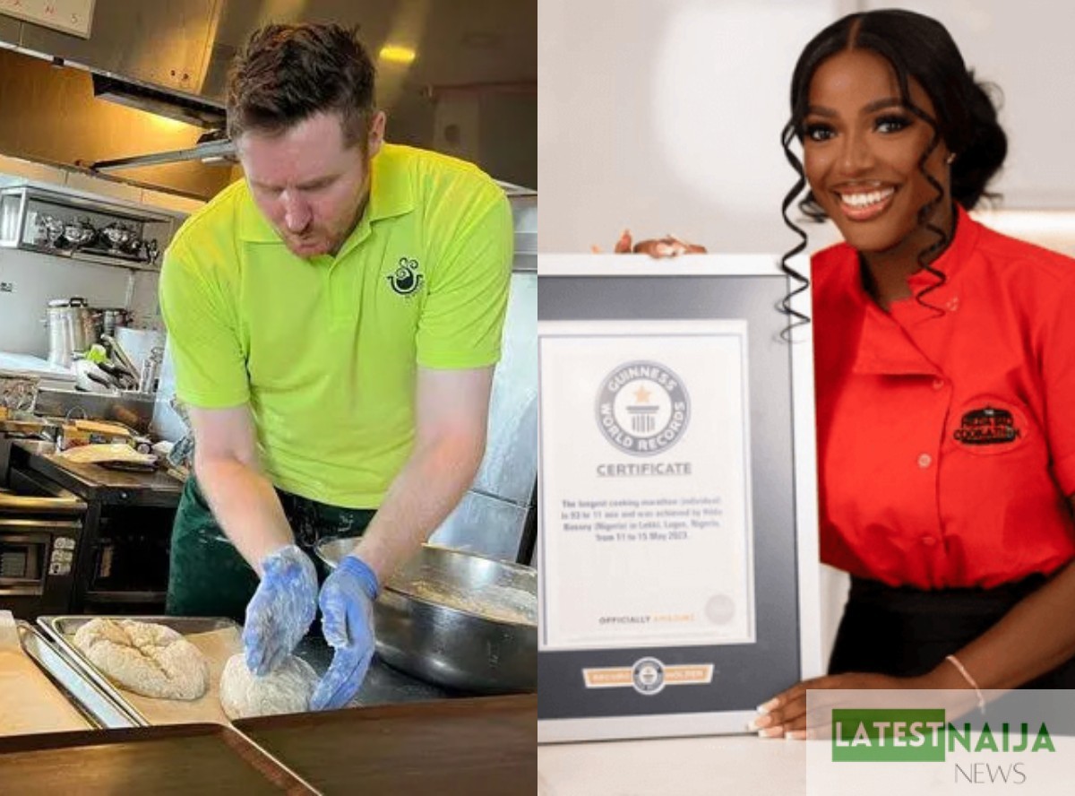 Irish Chef Breaks Nigerian Hilda Baci’s Guinness World Record  