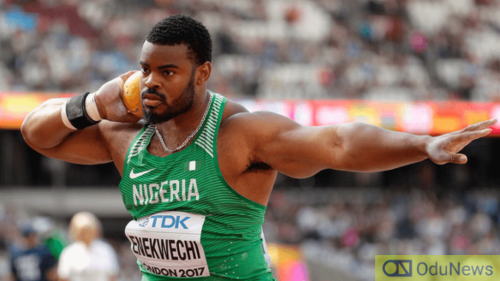 Chukwuebuka Enekwachi Breaks African Shot Put Record at Olympic Qualifier  