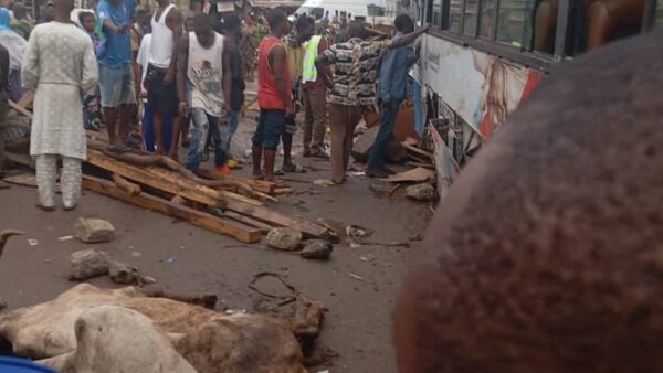 Tragic Collision on Lagos-Ibadan Expressway Involving BRT Bus and Truck