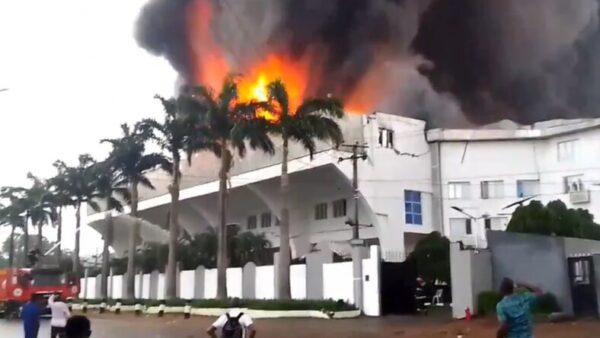 Fire Ravages Christ Embassy HQ in Lagos, No Casualties
