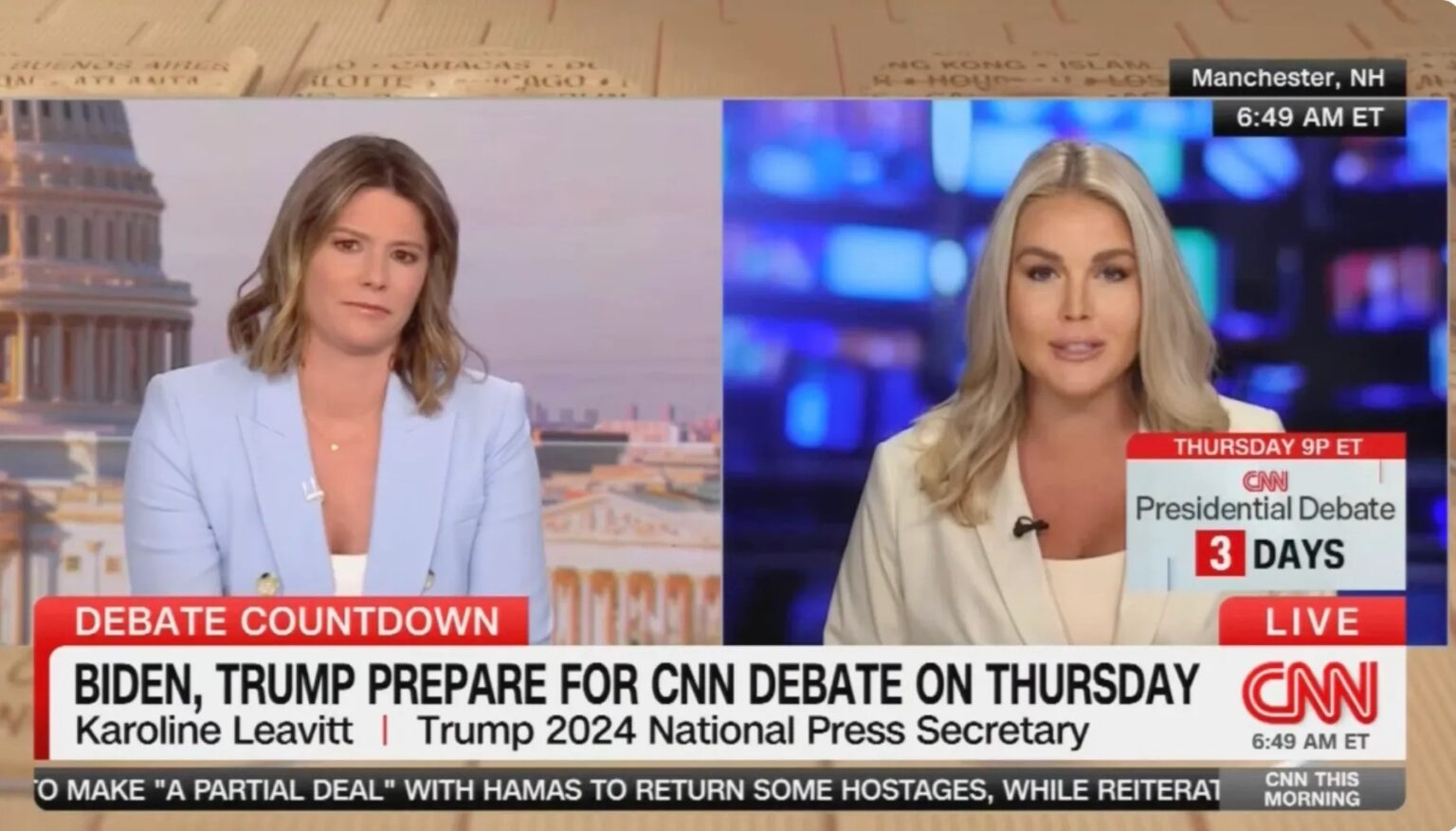 Kasie Hunt Cuts Off Trump Spokesperson for Attacking CNN Colleagues