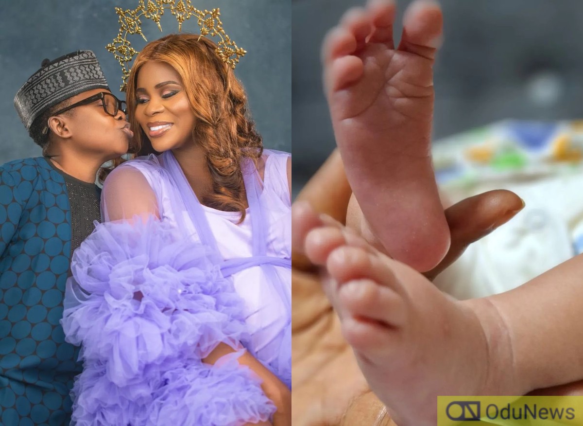 Nollywood Actor Chinedu Ikedieze and Wife Welcome Baby Boy  