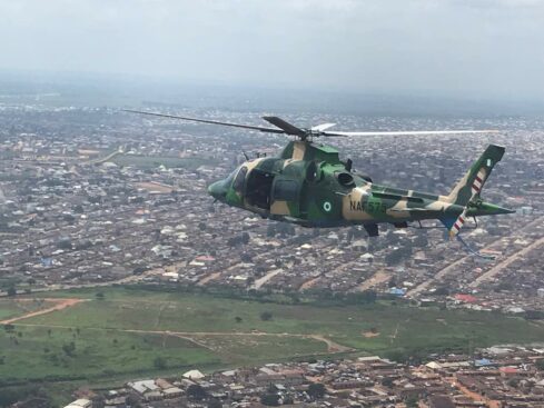 BREAKING: NAF Helicopter Crashes in Kaduna, Pilot Survives