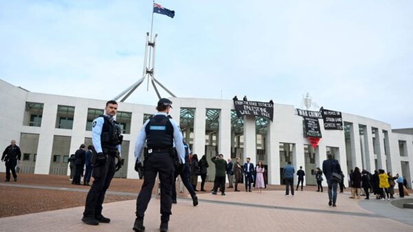 Pro-Palestine Protesters Arrested After Scaling Australian Parliament Roof