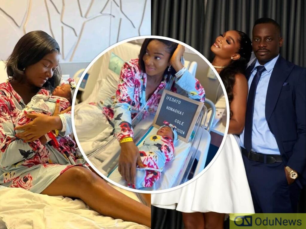 Actress Wofai Fada and Husband Taiwo Cole Welcome Baby Girl Amid Family Drama  