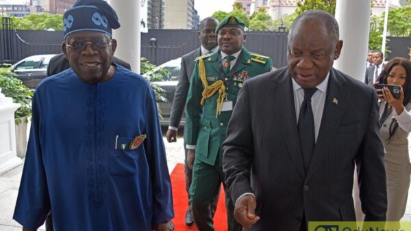 President Tinubu Arrives in South Africa for Nigeria-South Africa Bi-National Commission