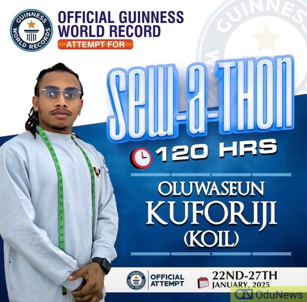 KOIL Aims to Make History with 120-Hour Sewing Marathon in Ijebu Ode  