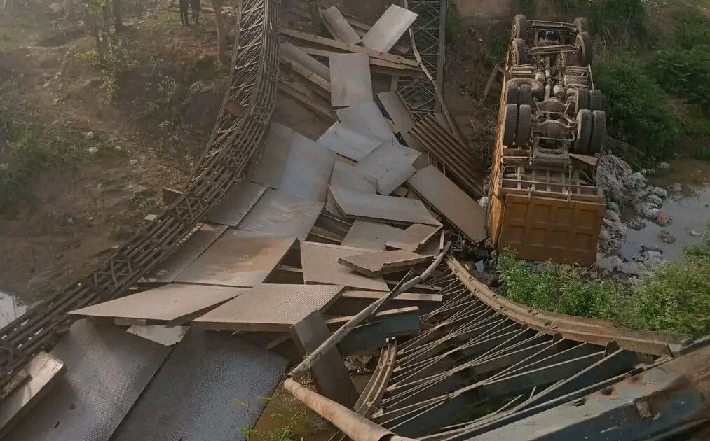 collapsed bridge highway infrastructure damage